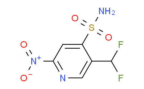 5-(Difluoromethyl)-2-nitropyridine-4-sulfonamide