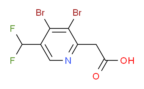 AM139018 | 1805969-28-1 | 3,4-Dibromo-5-(difluoromethyl)pyridine-2-acetic acid