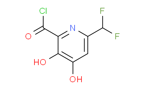 6-(Difluoromethyl)-3,4-dihydroxypyridine-2-carbonyl chloride