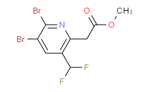 AM139022 | 1805969-31-6 | Methyl 2,3-dibromo-5-(difluoromethyl)pyridine-6-acetate