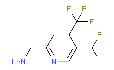 2-(Aminomethyl)-5-(difluoromethyl)-4-(trifluoromethyl)pyridine