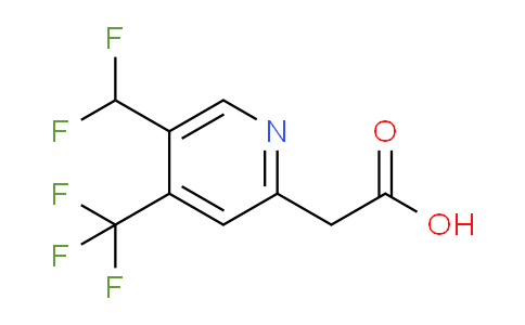 5-(Difluoromethyl)-4-(trifluoromethyl)pyridine-2-acetic acid