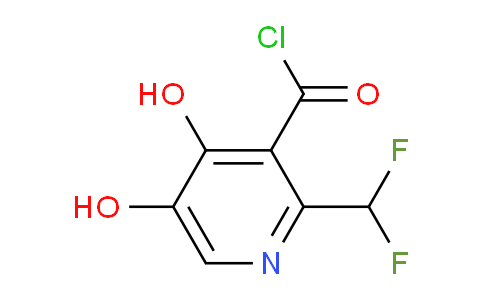 2-(Difluoromethyl)-4,5-dihydroxypyridine-3-carbonyl chloride