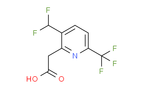 3-(Difluoromethyl)-6-(trifluoromethyl)pyridine-2-acetic acid