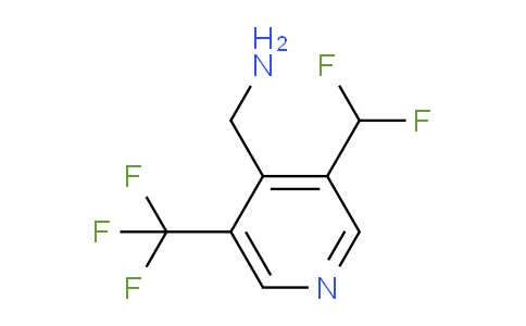 4-(Aminomethyl)-3-(difluoromethyl)-5-(trifluoromethyl)pyridine