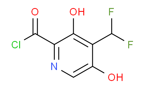 4-(Difluoromethyl)-3,5-dihydroxypyridine-2-carbonyl chloride