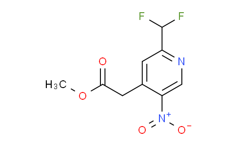 AM139069 | 1805299-46-0 | Methyl 2-(difluoromethyl)-5-nitropyridine-4-acetate