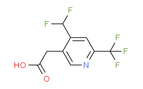AM139076 | 1805285-97-5 | 4-(Difluoromethyl)-2-(trifluoromethyl)pyridine-5-acetic acid