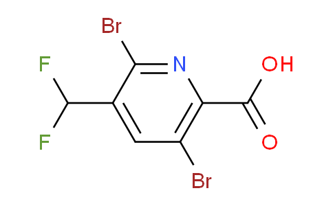 AM139077 | 1805049-17-5 | 2,5-Dibromo-3-(difluoromethyl)pyridine-6-carboxylic acid