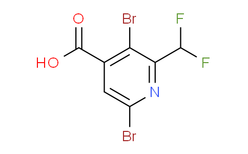 AM139080 | 1806787-41-6 | 3,6-Dibromo-2-(difluoromethyl)pyridine-4-carboxylic acid