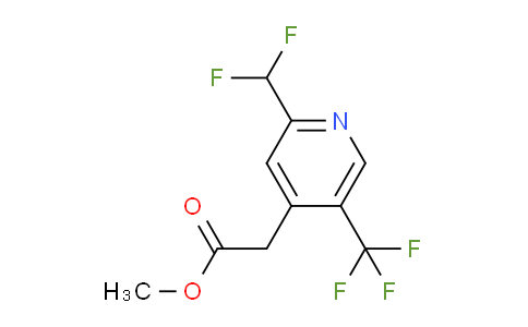 AM139086 | 1805947-69-6 | Methyl 2-(difluoromethyl)-5-(trifluoromethyl)pyridine-4-acetate