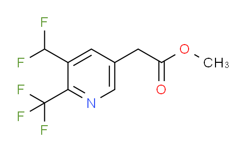 Methyl 3-(difluoromethyl)-2-(trifluoromethyl)pyridine-5-acetate