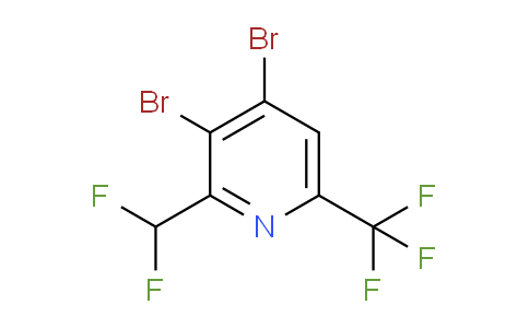 AM139114 | 1805318-62-0 | 3,4-Dibromo-2-(difluoromethyl)-6-(trifluoromethyl)pyridine