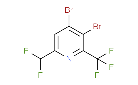 AM139117 | 1804446-13-6 | 3,4-Dibromo-6-(difluoromethyl)-2-(trifluoromethyl)pyridine