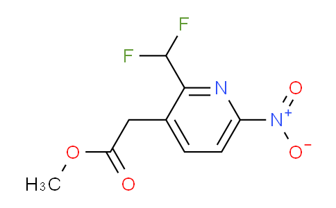 AM139121 | 1805326-99-1 | Methyl 2-(difluoromethyl)-6-nitropyridine-3-acetate