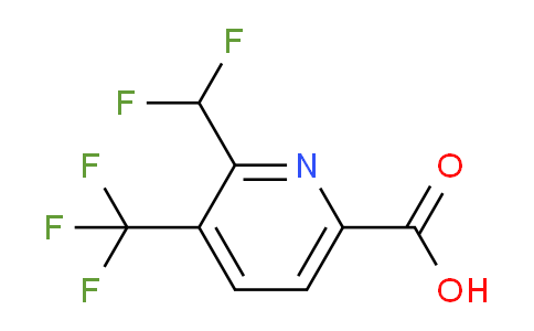 AM139131 | 1806842-74-9 | 2-(Difluoromethyl)-3-(trifluoromethyl)pyridine-6-carboxylic acid