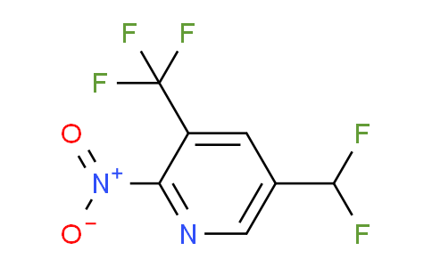 5-(Difluoromethyl)-2-nitro-3-(trifluoromethyl)pyridine