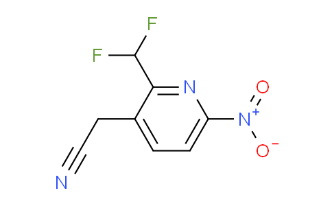 2-(Difluoromethyl)-6-nitropyridine-3-acetonitrile