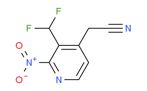 3-(Difluoromethyl)-2-nitropyridine-4-acetonitrile