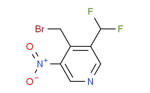 4-(Bromomethyl)-3-(difluoromethyl)-5-nitropyridine