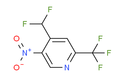 4-(Difluoromethyl)-5-nitro-2-(trifluoromethyl)pyridine