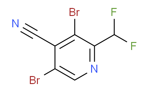4-Cyano-3,5-dibromo-2-(difluoromethyl)pyridine
