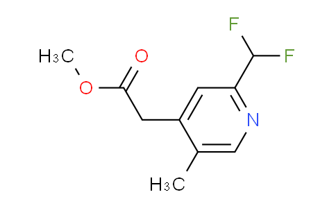 AM139258 | 1805311-46-9 | Methyl 2-(difluoromethyl)-5-methylpyridine-4-acetate