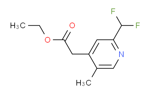 AM139282 | 1805319-93-0 | Ethyl 2-(difluoromethyl)-5-methylpyridine-4-acetate