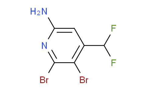 6-Amino-2,3-dibromo-4-(difluoromethyl)pyridine
