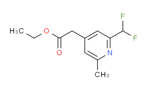 Ethyl 2-(difluoromethyl)-6-methylpyridine-4-acetate