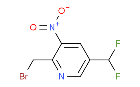 2-(Bromomethyl)-5-(difluoromethyl)-3-nitropyridine