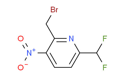 2-(Bromomethyl)-6-(difluoromethyl)-3-nitropyridine