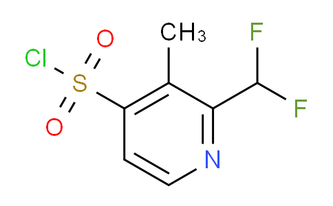 2-(Difluoromethyl)-3-methylpyridine-4-sulfonyl chloride