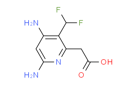 AM139332 | 1805237-22-2 | 4,6-Diamino-3-(difluoromethyl)pyridine-2-acetic acid