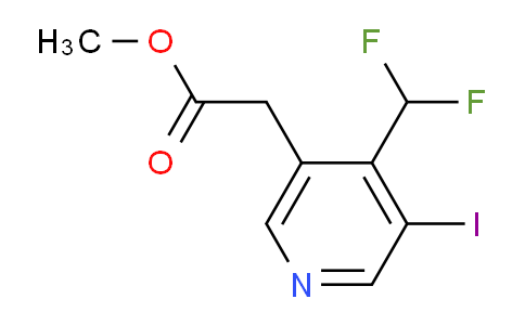 AM139366 | 1804982-00-0 | Methyl 4-(difluoromethyl)-3-iodopyridine-5-acetate