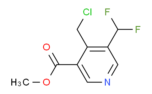Methyl 4-(chloromethyl)-3-(difluoromethyl)pyridine-5-carboxylate