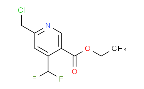 AM139389 | 1806832-81-4 | Ethyl 2-(chloromethyl)-4-(difluoromethyl)pyridine-5-carboxylate