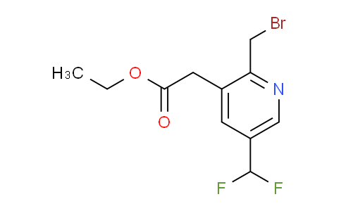 AM139391 | 1805038-15-6 | Ethyl 2-(bromomethyl)-5-(difluoromethyl)pyridine-3-acetate