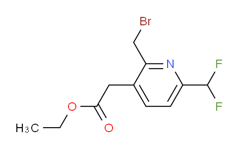 AM139392 | 1803693-45-9 | Ethyl 2-(bromomethyl)-6-(difluoromethyl)pyridine-3-acetate