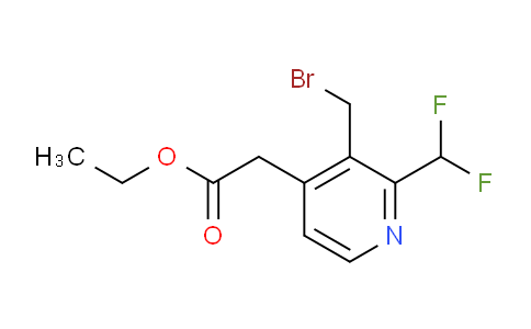 AM139393 | 1805937-47-6 | Ethyl 3-(bromomethyl)-2-(difluoromethyl)pyridine-4-acetate