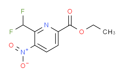 Ethyl 2-(difluoromethyl)-3-nitropyridine-6-carboxylate