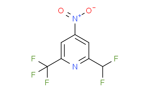2-(Difluoromethyl)-4-nitro-6-(trifluoromethyl)pyridine