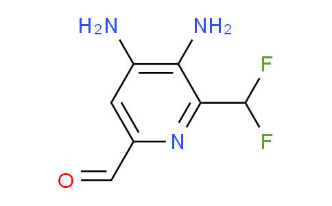 3,4-Diamino-2-(difluoromethyl)pyridine-6-carboxaldehyde