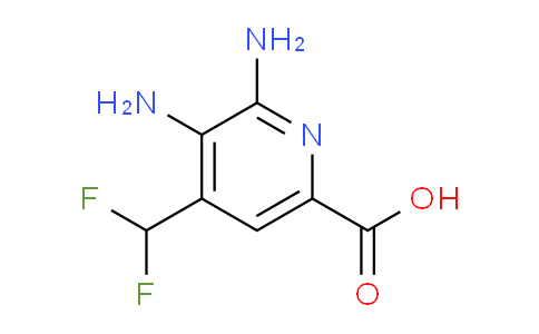 2,3-Diamino-4-(difluoromethyl)pyridine-6-carboxylic acid