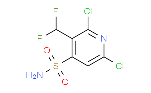 2,6-Dichloro-3-(difluoromethyl)pyridine-4-sulfonamide