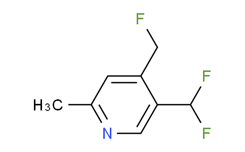 5-(Difluoromethyl)-4-(fluoromethyl)-2-methylpyridine