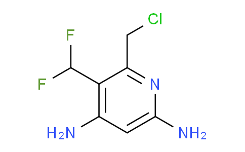 2-(Chloromethyl)-4,6-diamino-3-(difluoromethyl)pyridine