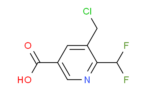 AM139542 | 1805328-15-7 | 3-(Chloromethyl)-2-(difluoromethyl)pyridine-5-carboxylic acid