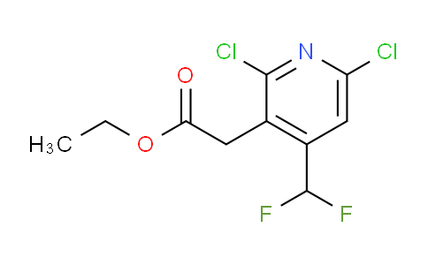 Ethyl 2,6-dichloro-4-(difluoromethyl)pyridine-3-acetate