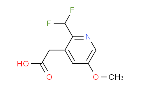 2-(Difluoromethyl)-5-methoxypyridine-3-acetic acid